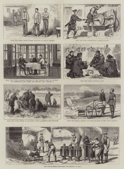 Con los Turcos y los Rusos de Alfred Chantrey Corbould